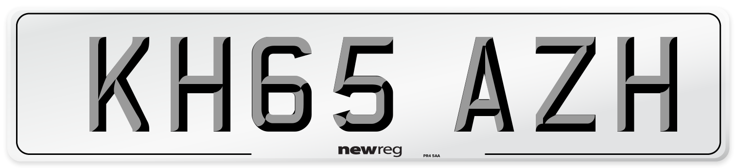 KH65 AZH Number Plate from New Reg